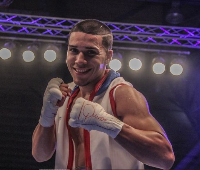 Nestor Bravo under the arena lights